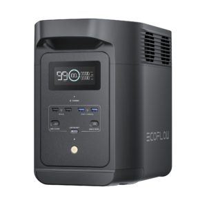 Estación de Energí­a Portátil de 980Wh Litio LFP / 10 Puertos AC 500 W (Max. 1000W) / 2 USB-C 100W / Cargador de Coche 10A a 12.6V / Conectividad WiFi y Bluetooth (App) / Carga Solar 500W Max.