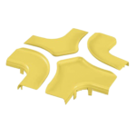 Tapa Para Accesorio de 4 Vías Horizontal FRFWC6X4LYL, Para Canaletas FiberRunner™ 6X4, Color Amarillo