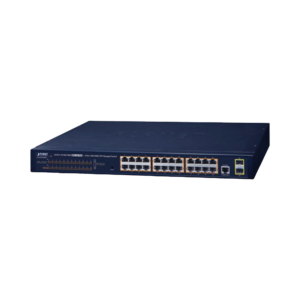 Switch PoE Administrable Capa 2 / 24 Puertos10/100/1000BASE-T / 2 SFP 100/1000BASE-X / POE 802.3af/at