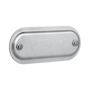 Tapa de Aluminio para Condulet Ovalada de 1".