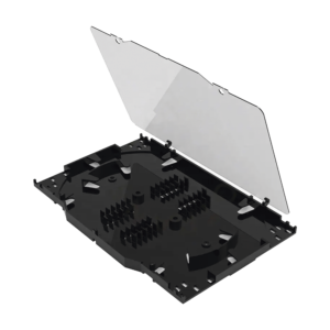 Charola de Empalme para Fibra óptica, Protección para 24 Empalmes de Fusión o Mecánicos, Compatible con Distribuidor LPODF8024