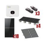 Kit Solar Interconexion  / 10kW  220Vca / Inversor GROWATT / Montaje Incluido