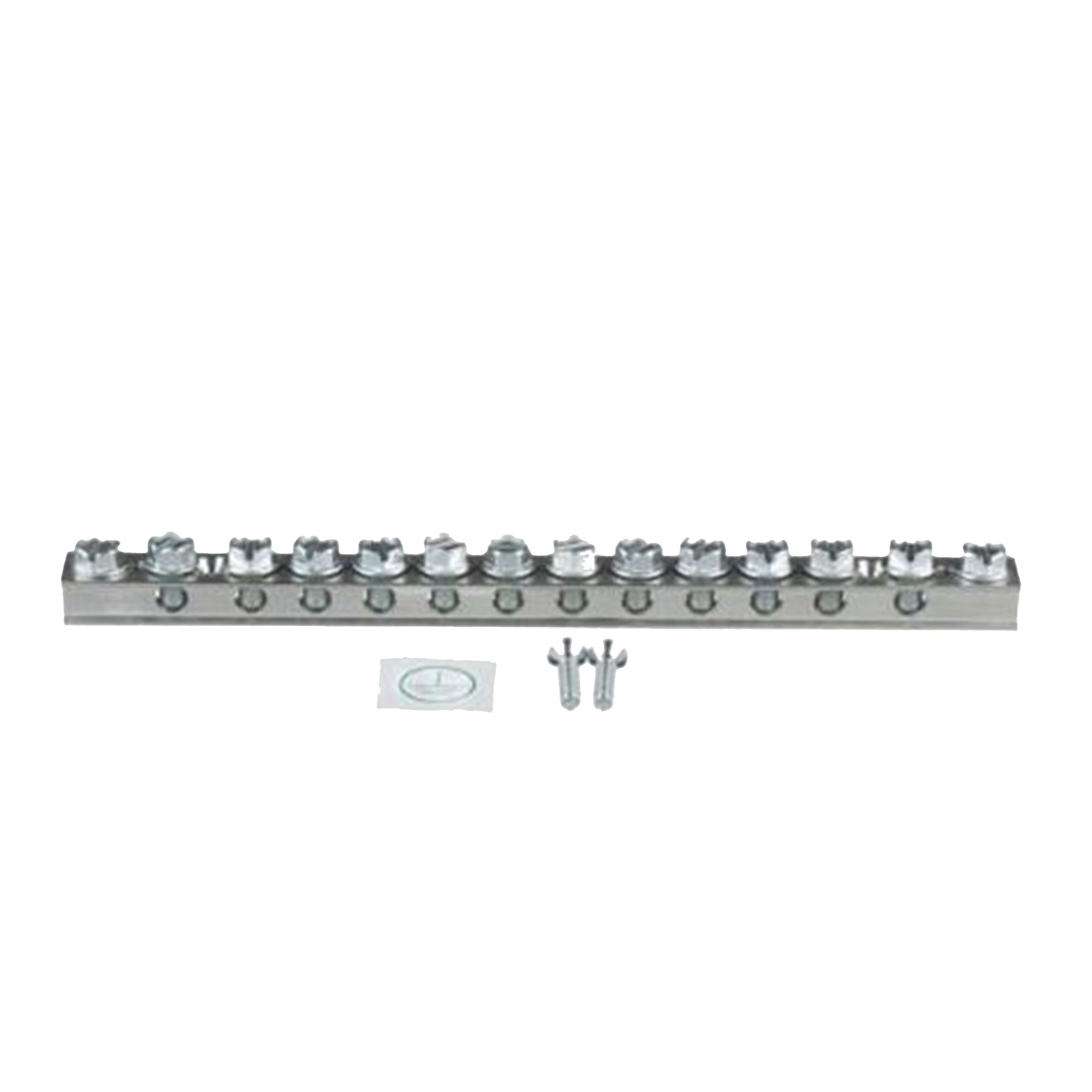 Barra de conexión a tierra STRUCTUREDGROUND™ Cal 14 a 4 Awg, 12 Barrenos