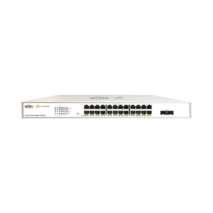 Switch Administrable PoE  / 24 puertos PoE af/at Gigabit /  2 x SFP Gigabit / Administración Cloud Gratuita / Presupuesto 370 W