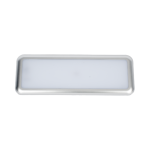 Luz LED Rectangular para interiores, 48 LED, 12-24 Vcd, 1392 lúmenes