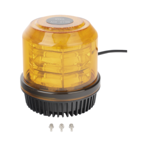 Burbuja brillante de 12 LEDs, color ambar, montaje fijo