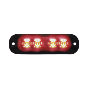 Luz Perimetral , 4 LEDs Ultra Brillantes, color Rojo