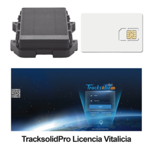 KIT Localizador 4G con carga solar / Semiautónomo / Rastreo de contenedores / Cajas de tráiler / Alarma de sabotaje audible / Incluye Licencia vitalicia VTSCX y SIM de datos SIM500MB2Y