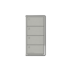 (RadioRa3) Botonera Sunnata Negro 3 escenas y 2 botones subir/bajar para Radio RA3, programe escenas diferentes en cada botón.