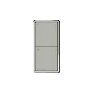 (RadioRa3) Botonera Sunnata Negro 2 escenas para Radio RA3, programe escenas diferentes en cada botón.