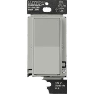 (RadioRa3) Apagador Sunnata color blanco para linea Radio Ra3, 8A de iluminacion, 5.8A Motor