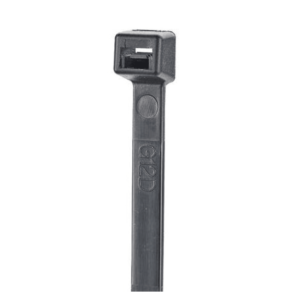 Cincho de Nylon 6.6 StrongHold™, 1220mm largo x 9mm ancho, Color Negro, Cámara impelente, Paquete de 50pz