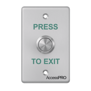 Botón de Cabeza Plana / Exterior IP66 / Estético / Placa de Acero Inoxidable