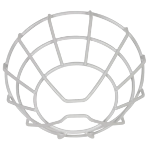 Protector De Rejilla Anti Vandalismo Y Golpes Accidentales, Color Blanco, Para Sirenas/Estrobos/Bocinas System Sensor, Montaje a Ras en Techo, 8.26"Altox8.26"Anchox3.54"Profundidad