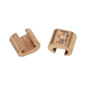 Conector de compresión tipo C StructuredGround CTAP2-2-X, 4 AWG, 1pz