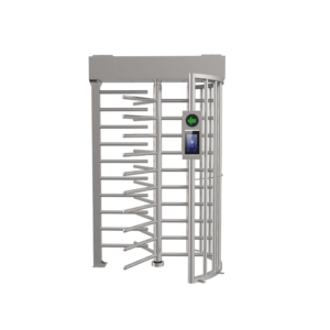 Torniquete SENCILLO (1 Carril) de Cuerpo Completo Bidireccional / Exterior /  Acero Inoxidable SUS304 / 30 Personas por Minuto / Compatible con Reconocimiento Facial (Terminal no Incluida)