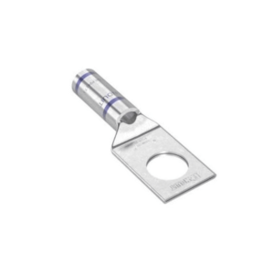 Zapata de compresión LCA6-38-L, para cal. 6Awg, Barreno para tornillo prisionero de 3/8, 50 Pz