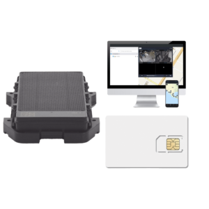 KIT Localizador 4G con carga solar / Semiautónomo / Rastreo de contenedores / Cajas de tráiler / Alarma de sabotaje audible / Incluye Licencia vitalicia EPCOMGPSCODE y SIM de datos SIM500MB2Y