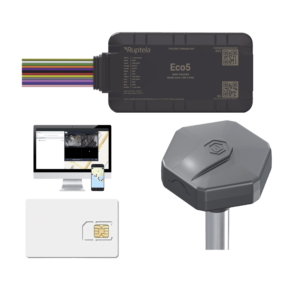KIT Dispositivo de Rastreo Vehicular/ Sensor nivel de combustible BLE / Conectividad LTE Cat1 y LTE-M / BLE 5.0 / GNSS U-blox / Carcasa IP54 / Baterí­a Interna de Respaldo / Detecta Interferencias / Incluye: EPCOMGPSCODE, TDBLE1000 y SIM500MB2Y