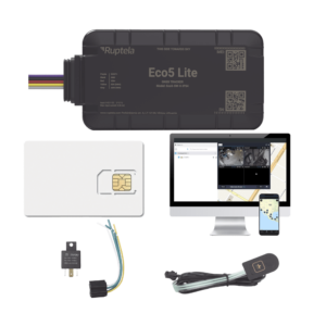 Rastreador Vehicular y Monitoreo de Flota / BLE 5.0 y GNSS / LTE CAT1 y LTE-M con Respaldo 2G / GNSS U-blox / MiKado IP54 / -20 °C a +40 °C / Acelerómetro de 3 Ejes / Suministro 9-32 V / Baterí­a Interna