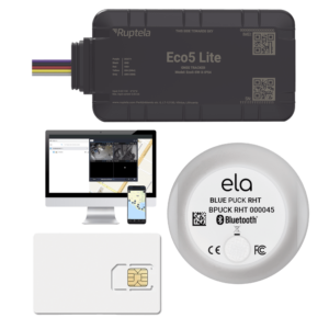 Rastreador Vehicular y Monitoreo de Flota / BLE 5.0 y GNSS / LTE CAT1 y LTE-M con Respaldo 2G / GNSS U-blox / MiKado IP54 / -20 °C a +40 °C / Acelerómetro de 3 Ejes / Suministro 9-32 V / Baterí­a Interna