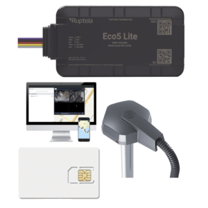 Rastreador Vehicular y Monitoreo de Flota / BLE 5.0 y GNSS / LTE CAT1 y LTE-M con Respaldo 2G / GNSS U-blox / MiKado IP54 / -20 °C a +40 °C / Acelerómetro de 3 Ejes / Suministro 9-32 V / Baterí­a Interna
