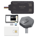 Rastreador Vehicular y Monitoreo de Flota / BLE 5.0 y GNSS / LTE CAT1 y LTE-M con Respaldo 2G / GNSS U-blox / MiKado IP54 / -20 °C a +40 °C / Acelerómetro de 3 Ejes / Suministro 9-32 V / Baterí­a Interna
