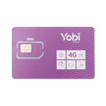 SIM Yobi para dispositivos móviles 3G/4G con recarga de 3.5GB cada mes durante 1 año de servicio (solo datos)