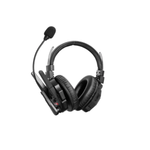 Diadema de Comunicación Inalámbrica Binaural / Cancelación de ruido IA / Comunicación Distancia 500m / Bluetooth / Baterí­a 1050mAh / Resistente a la Lluvia