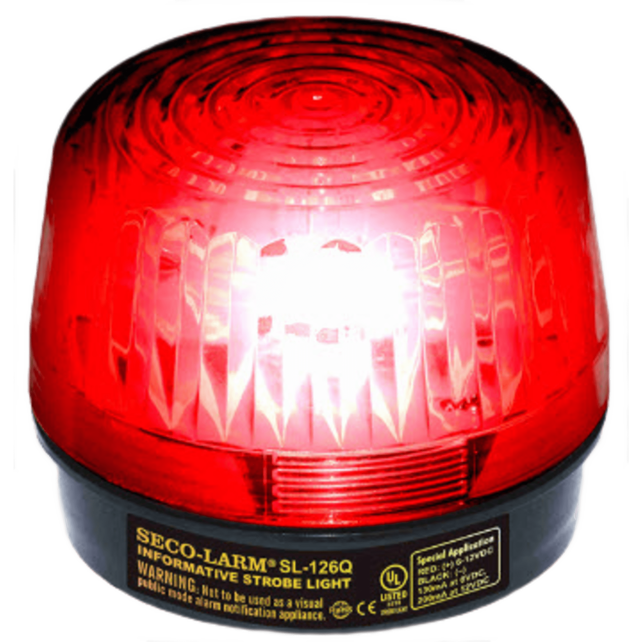 Luz Estroboscópica de Xenón de Señalización / 100,000 Velas / 6~24 VDC / Protección Contra Polaridad Inversa / IP55 / Carcasa ABS Resistente / Lente Opcional Color / Hasta 2,000,000 Destellos / Alta Resistencia a Impacto