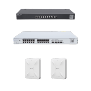 Solución Completa de Red para hasta 350 Clientes y hasta 4 servicios de Internet., Ideal para Iniciar un Proyecto de Hotelerí­a u Oficina