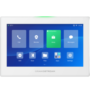 Estación de Intercomunicación SIP con Wi-Fi 6, Bluetooth y Control Total para Agendamiento de Salas y Edificios Inteligentes (Color Blanco)