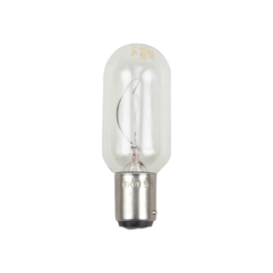 Bombilla transparente de 120 Vca / 30 W de doble contacto
