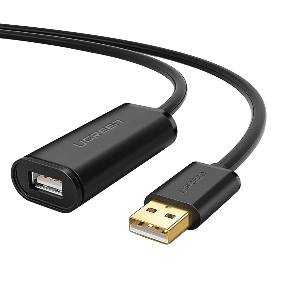 Cable de Extensi??n Activo USB 2.0 / 10 Metros / Macho-Hembra / Booster individual FE1.1S incorporado / Velocidad de hasta 480 Mbps / Ideal para impresoras, consolas , Webcam, etc.