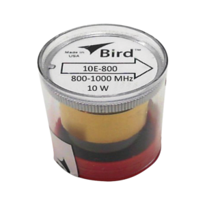 Elemento de 10 Watt en Línea 7/8" para Wattmetro BIRD 43 en Rango de Frecuencia de 800 a 1000 MHz.