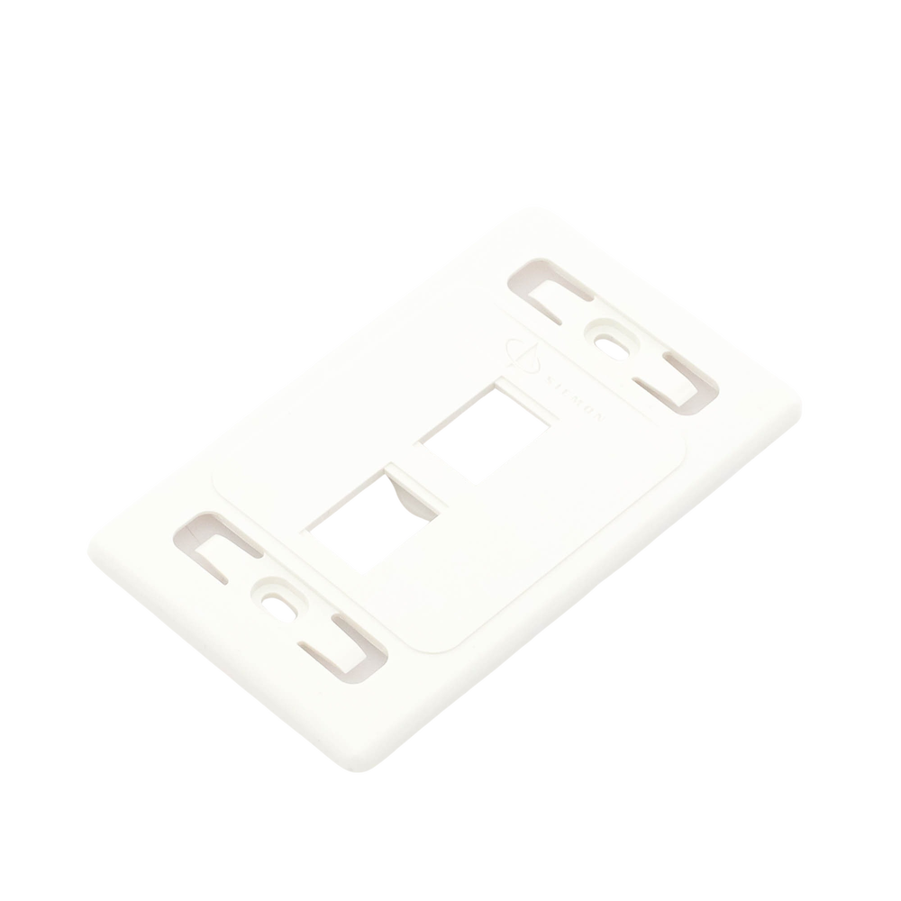 Placa de Pared Modular 10G MAX de 2 Salidas, Color Blanco - Imagen 3