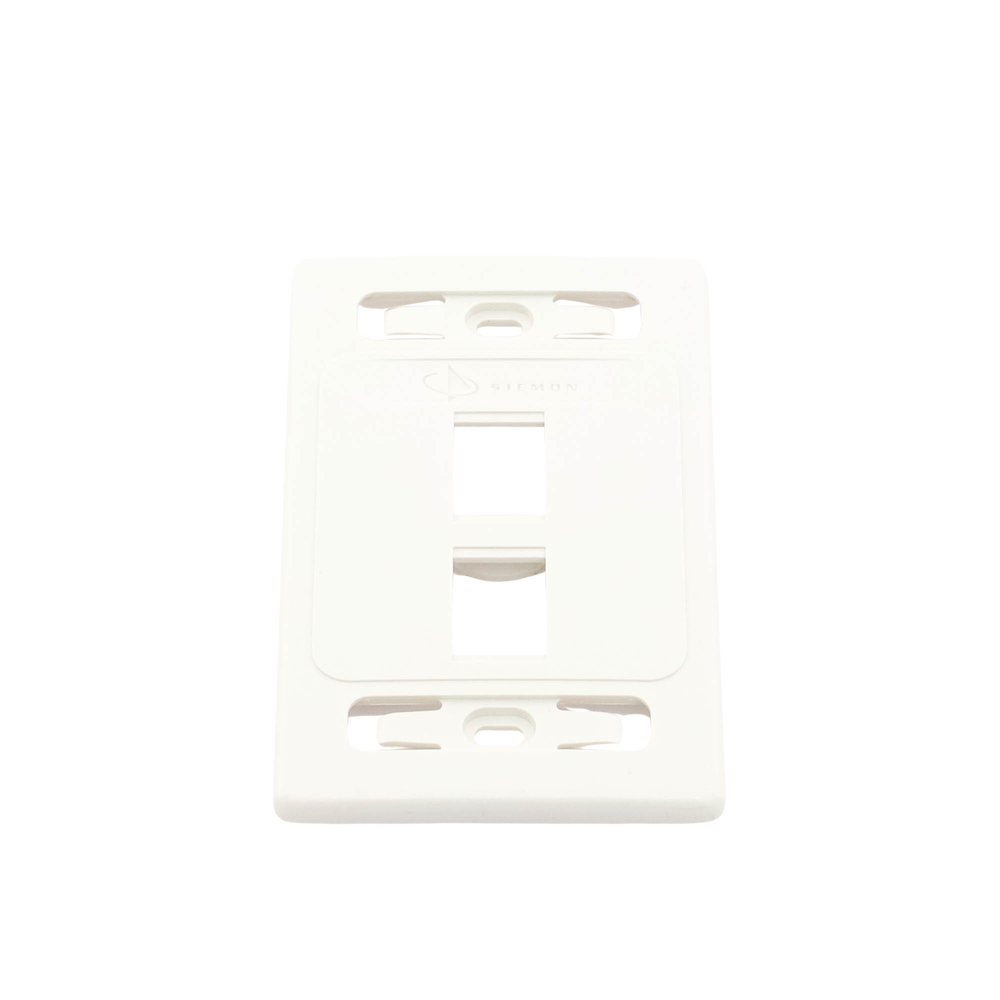 Placa de Pared Modular 10G MAX de 2 Salidas, Color Blanco - Imagen 5