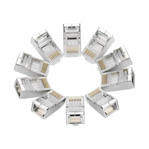 CONECTOR CAT6 BLINDADO BOLSA CON 10 UNIDADES