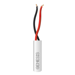 Bobina de 305 Metros (1000 Pies) de Cable / 2 x 22 AWG / Color Blanco / Riser / Para Sistemas de Intrusi?n y Automatizaci?n