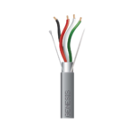 Carrete de 305 Metros (1000 Pies) / Cable 4 x 18 AWG / Color Gris / Blindado / Riser / Aplicaciones de Audio Control de Acceso y Automatizaci?n