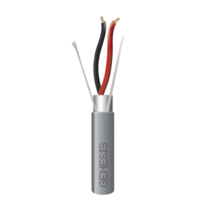 Carrete de 305 Metros (1000 Pies) de Cable / 2 x 16 AWG / Riser / Blindado / Tipo CMR-CL3R-FPLR-FT4 / Color Gris / Aplicaciones de Alarmas de Intrusi?n/Control de Acceso/ Automatizaci?n / Interfonos y Tv Porteros
