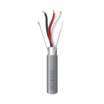 Carrete de 305 Metros (1000 Pies) de Cable / 3 x 16 AWG / Riser / Blindado / Tipo CMR-CL3R-FPLR-FT4 / Color Gris / Aplicaciones de Alarmas de Intrusi?n/Control de Acceso/ Automatizaci?n / Interfonos y Tv Porteros