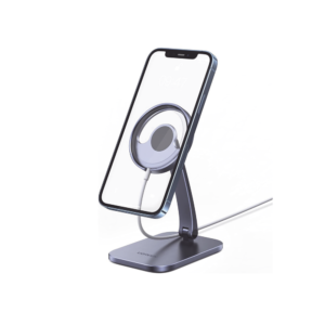 Soporte de Aluminio para Smartphone | Dise??ado para MagSafe | Giro de hasta 360?? | Ajuste Multi Angulo 180?? & 360?? | Operaci??n con una mano | Plegable & Portǭtil | Protecci??n de Silicona | Estable y Resisten