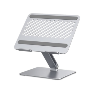 Soporte de Aluminio para Laptop | Ajustable 180?? | Soporta Laptops de 10 a 17.3''| Capacidad de Carga 5Kg | Excelente Estabilidad | Dise??o Para Alta Disipaci??n de Calor | Altura y Angulo Ajustable | Plegable y Portǭtil.