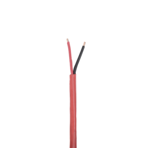 Bobina de 305 Metros (1000 Pies) de Alambre / 2 x 18 AWG / Riser / Tipo FPLR-CL3R, FT4 / Color Rojo / Para Aplicaciones en Sistemas de Detecci?n de Incendio y Sistemas de Evacuaci?n