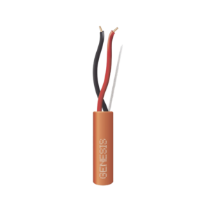 Carrete de 305 Metros (1000 Pies) / Alambre de Cobre / 2 x 16 AWG / Plenum / Tipo FPLP, CL3P, FT6 Plenum / Color Naranja / Para Aplicaciones en Sistemas de Detección de Incendio y Sistemas de Evacuación