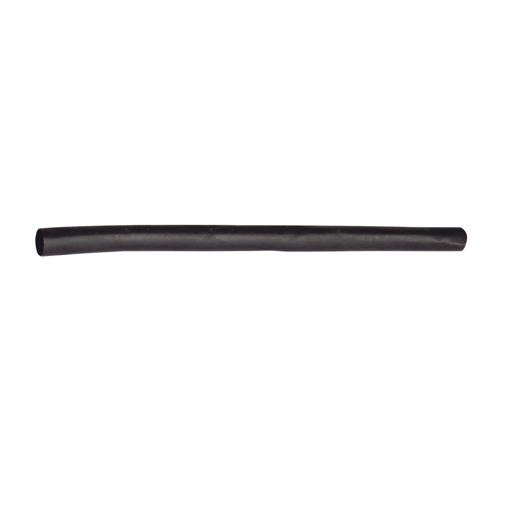 Tubo Termoencogible (Termofit) Negro de 1.2 m, 1/2" de Diǭmetro, Reduce de 2:1, Poliolefina.