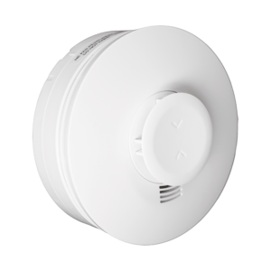 Detector Inalámbrico de Humo y Calor 5800SMOKEV / 3V Litio / Detección Fotoelectrica Multicriterio / Temperatura Fija 135°F / Alerta Baja Temperatura 41°F / RF 345 MHz / Sonido 85 dBA / Compatible con Sistemas Resideo