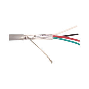 Cable 4 x 18 AWG / Blindado / 305 Metros (1000 Pies) / Riser / UL / Color Gris / Hecho en M?xico