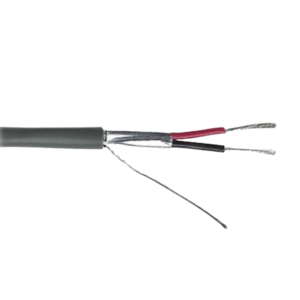 Cable Calibre 22 / 2 Conductores / Blindado / 305 Metros (1000 Pies) / Riser / UL / Color Gris / Hecho en M?xico